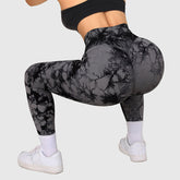 Leggings sin costuras Tie-dye
